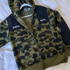 A BATHING APE BAPE CAMO HOODIE